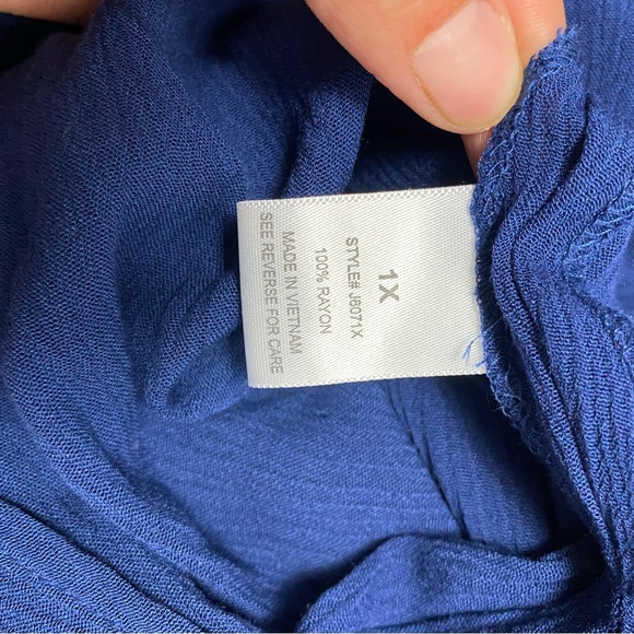 Boho Womens Size 1X Embroidered Maxi Skirt - Picture 4 of 5